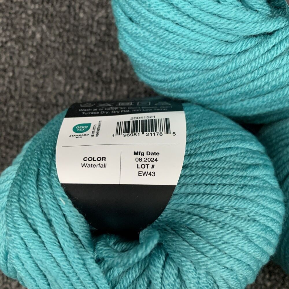 Lot Of 3 New K+C Essential Wool Waterfall Yarn Superwash Merino Discontinued - Picture 5 of 7